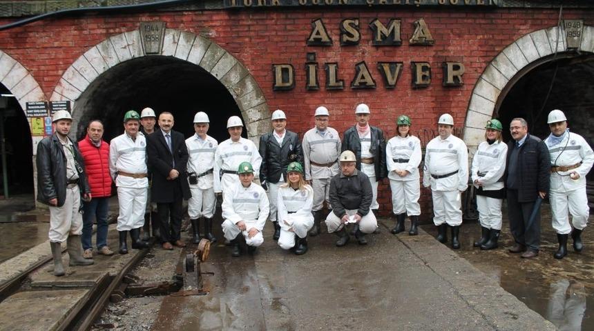 Vali Bektaş, derebaca maden ocağına indi