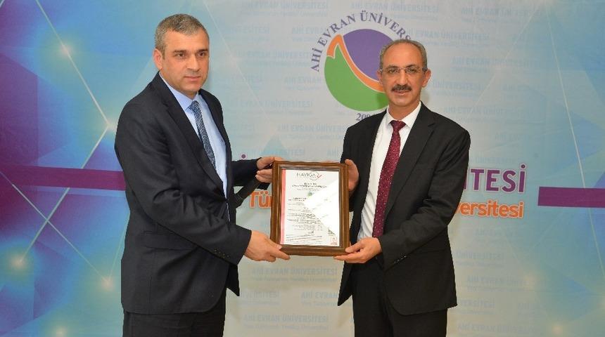 KAE&Uuml;&rsquo;si  ISO 27001:2013 Bilgi G&uuml;venliği Y&ouml;netim Sistemi Standardı Sertifikasını aldı