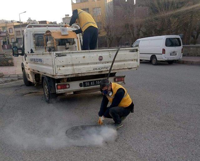 Siirt’te rögarlar temizlenip ilaçlanıyor