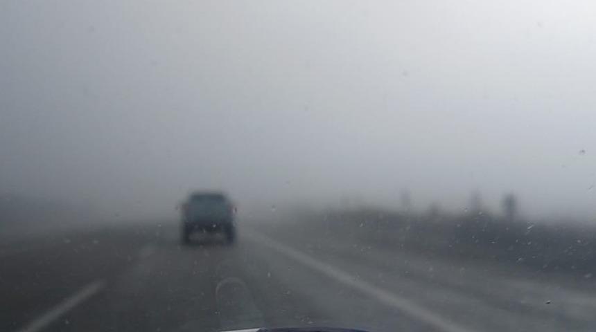 Adıyaman Kahta karayolunda sis