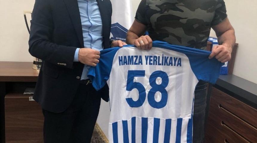 Asrın G&uuml;reş&ccedil;isi Yerlikaya&rsquo;dan BB Erzurumspor&rsquo;a ziyaret