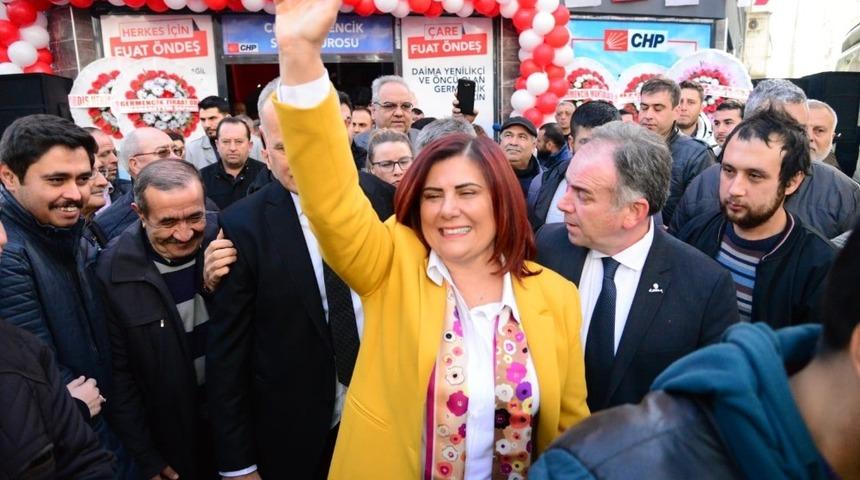 &Ccedil;er&ccedil;ioğlu ve &Ouml;ndeş, Germencik se&ccedil;im ofisini birlikte a&ccedil;tı