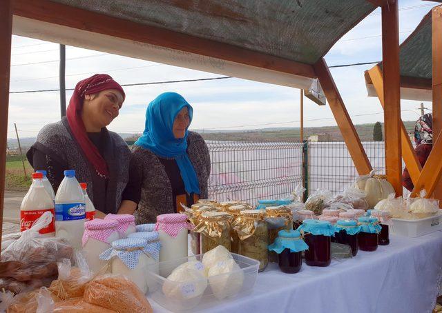 Tekirdağ da Karadenizli kadınlar organik y&ouml;resel pazar a&ccedil;tı 3