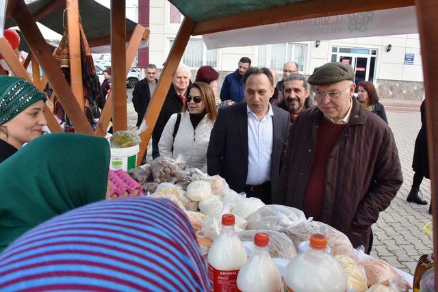 Tekirdağ da Karadenizli kadınlar organik y&ouml;resel pazar a&ccedil;tı 4