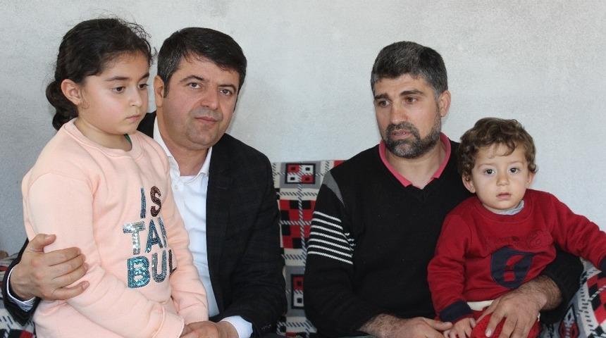 Milletvekili Tutdere i&ccedil;ine &ccedil;adır kurulan evi inceledi