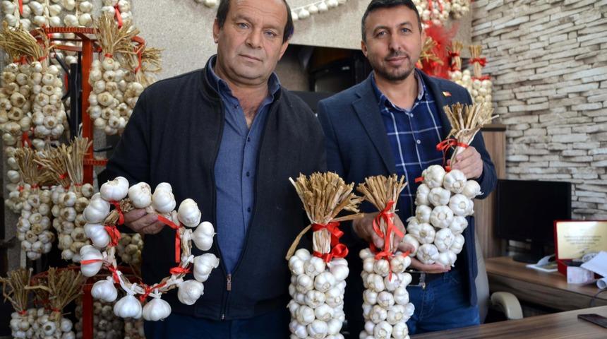 Taşköprülü üreticilerden, sarımsak fiyatına tepki