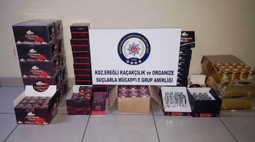 Zonguldak&rsquo;ta 919 paket cinsel i&ccedil;erikli &uuml;r&uuml;n ele ge&ccedil;irildi