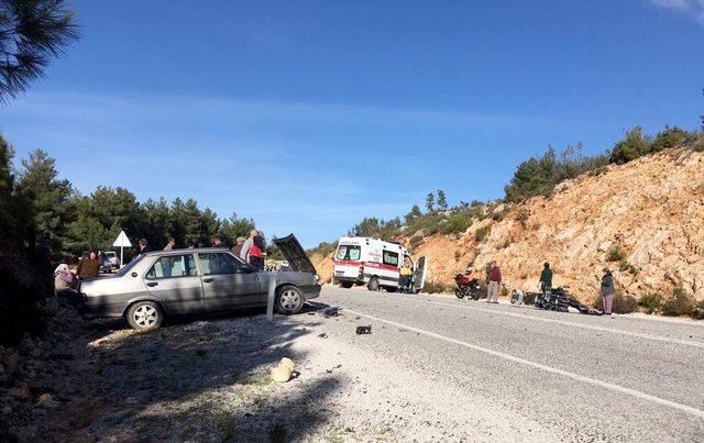 Seydikemer’de trafik kazası: 1 ölü, 2 yaralı