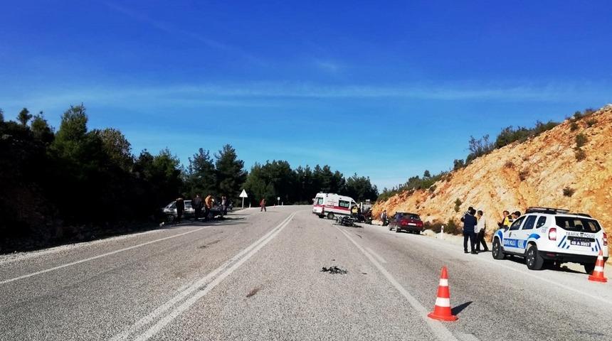 Seydikemer’de trafik kazası: 1 ölü, 2 yaralı