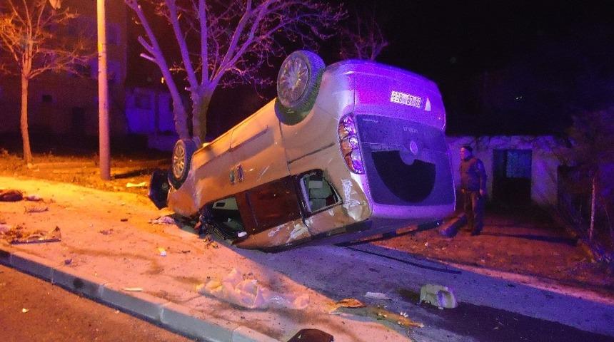 Takla atan ara&ccedil;tan burnu bile kanamadan &ccedil;ıktı