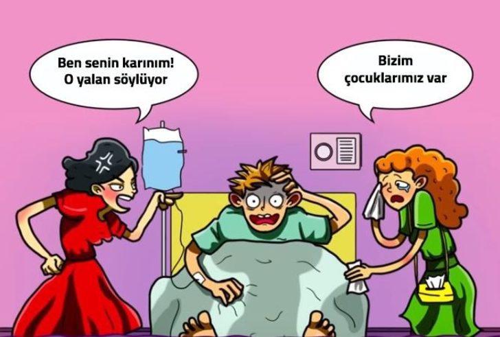 Ortadaki adamın karısı hangisi?  G3