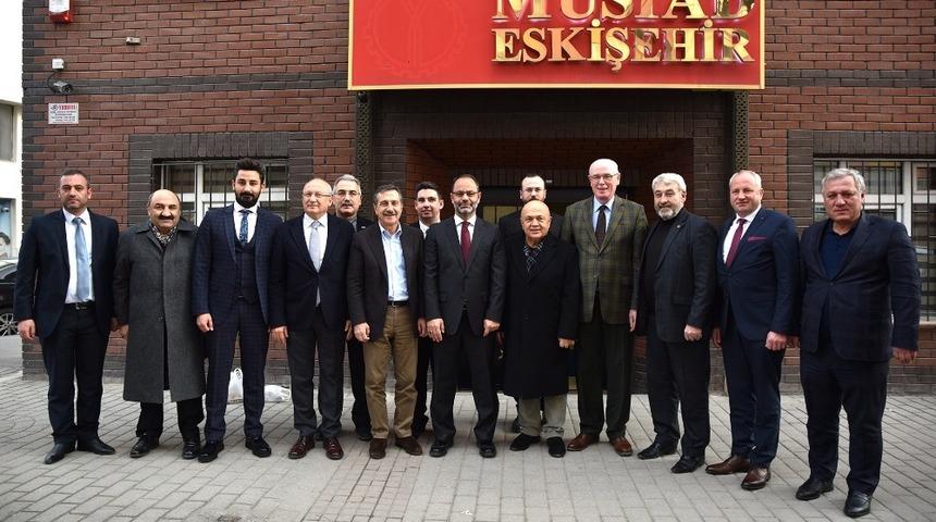 Başkan Ata&ccedil;&rsquo;tan M&Uuml;SİAD&rsquo;a hayırlı olsun ziyareti