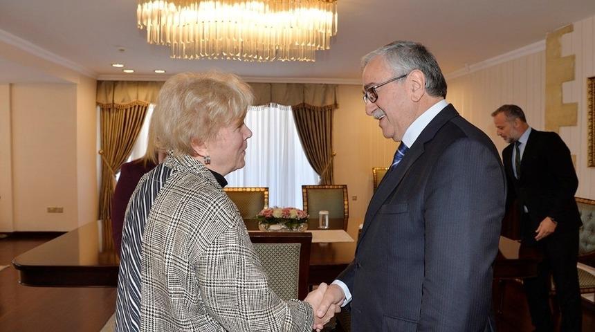 KKTC Cumhurbaşkanı Akıncı, BM &Ouml;zel Danışmanı Lute&rsquo;yi kabul etti