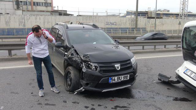 Gebze'de 6 araç çarpıştı: 5 yaralı
