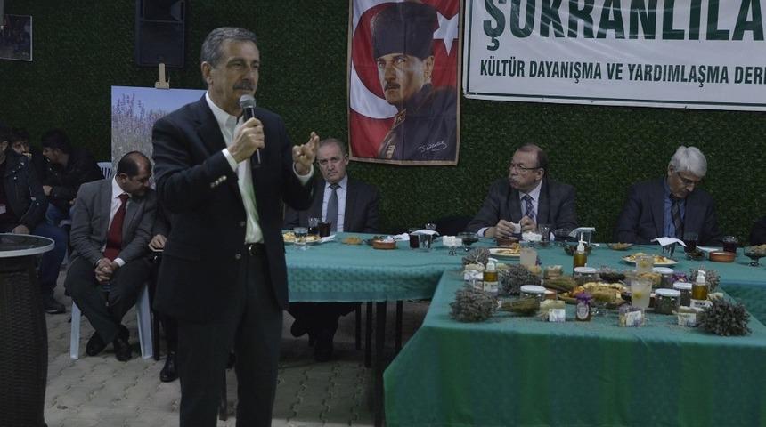 Başkan Ata&ccedil; Ş&uuml;kranlılar Ve Hanlılar ile buluştu