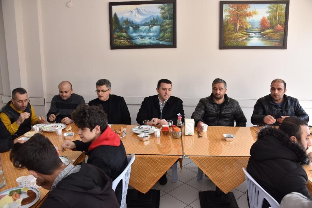 Başkan Bakıcı amat&ouml;r spor kul&uuml;p temsilcileriyle ile bir araya geldi