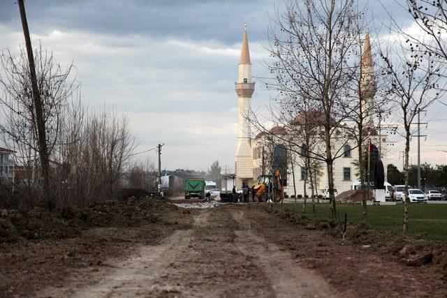 Yürüyüş ve bisiklet yolları için çalışmalar başladı