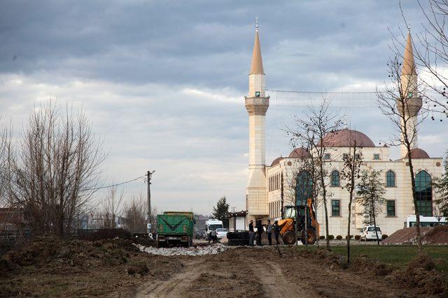 Yürüyüş ve bisiklet yolları için çalışmalar başladı