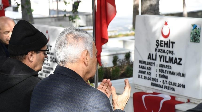 G&uuml;naydın, Afrin Şehidi Ali Yılmaz i&ccedil;in okutulan Mevlide katıldı