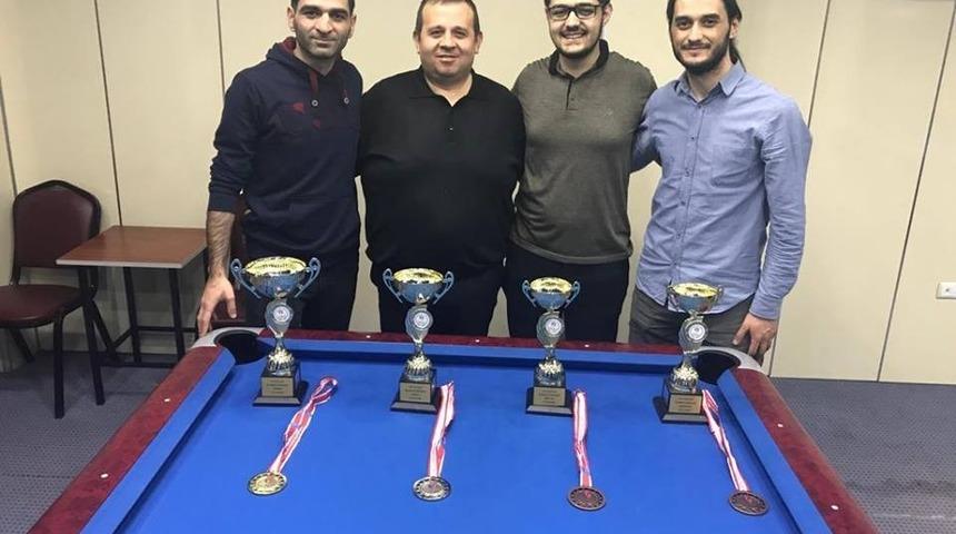 Bilardo 8 Top İl Birinciliği Sona Erdi
