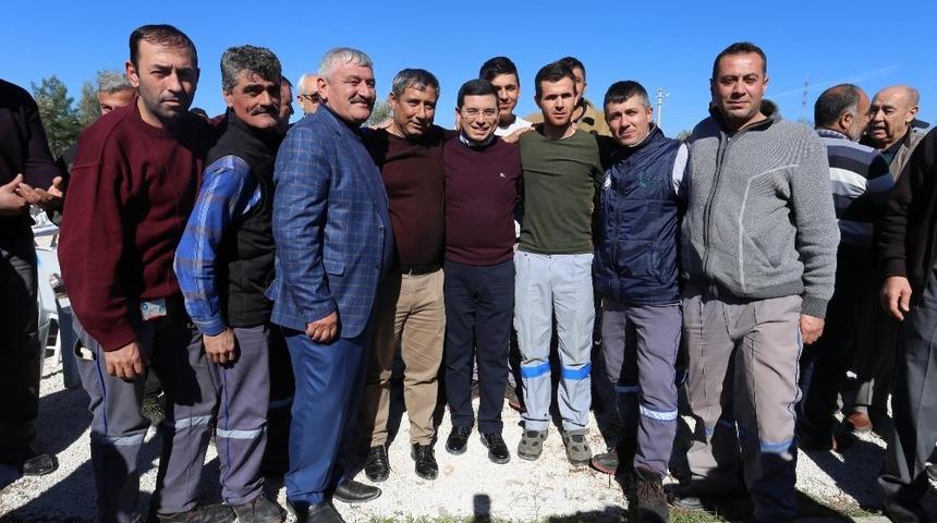 Tütüncü, Akdeniz Sanayi esnafıyla buluştu