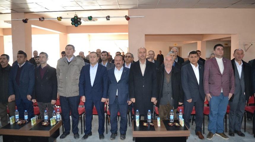 Şuhut Ziraat Odası Başkanı &Ouml;mer Tun&ccedil;ay g&uuml;ven tazeledi