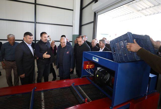 Kocamaz, Zeytin-Yaprak Salamura Tesisi’nin açılışını gerçekleştirdi