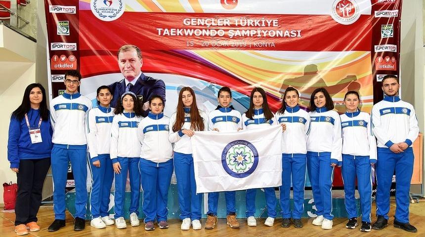 B&uuml;y&uuml;kşehir&rsquo;in Taekwondocuları T&uuml;rkiye&rsquo;yi temsil edecek
