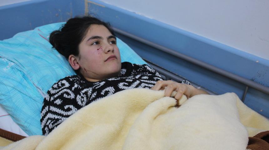 Kahta&rsquo;da k&ouml;peğin saldırdığı &ouml;ğrenci yaralandı