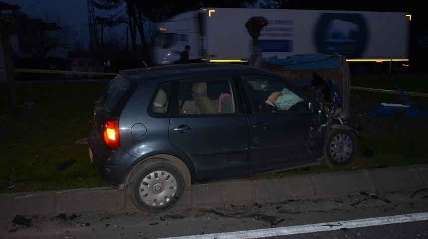 Ordu&rsquo;da trafik kazası: 1 &ouml;l&uuml;, 3 yaralı