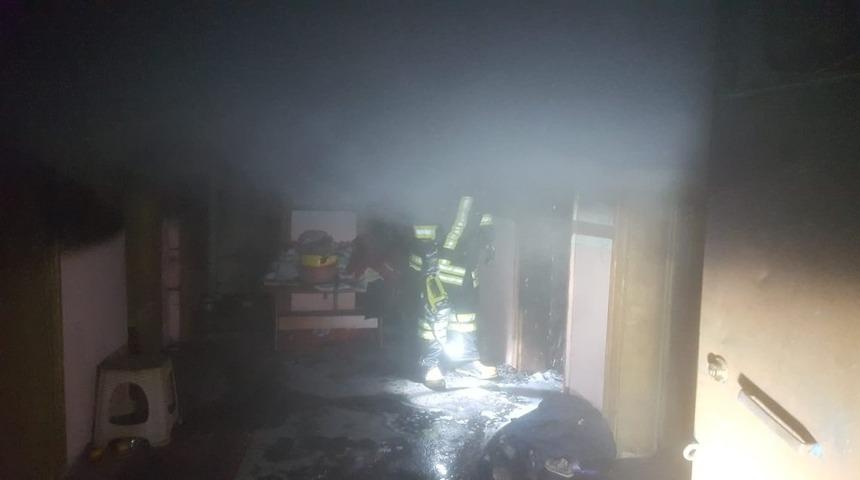 Kayseri&rsquo;de ev yangını