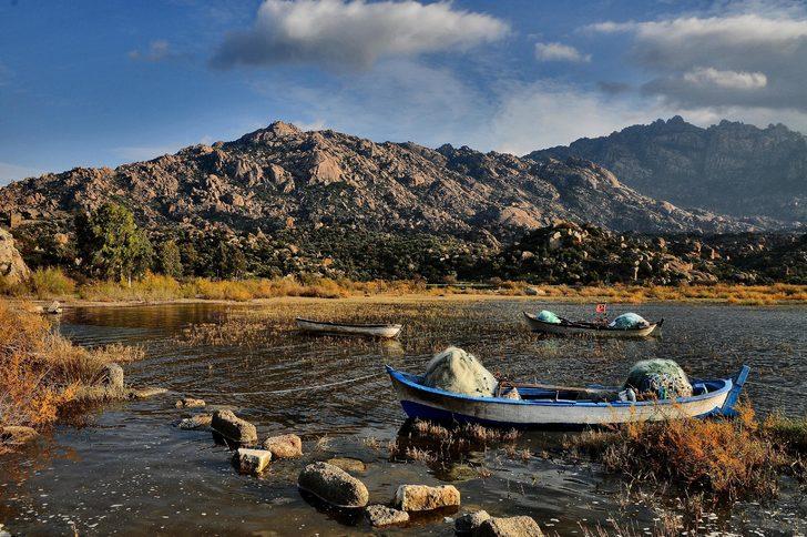 Bafa Gölü'nde görsel şölen! Buraya giden gün batmadan geri dönmüyor G5