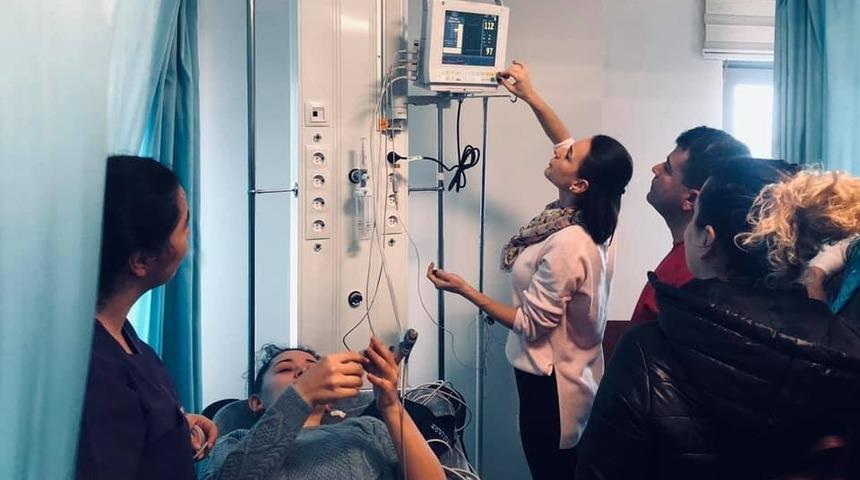 Hastanede cihaz kullanımı eğitimi