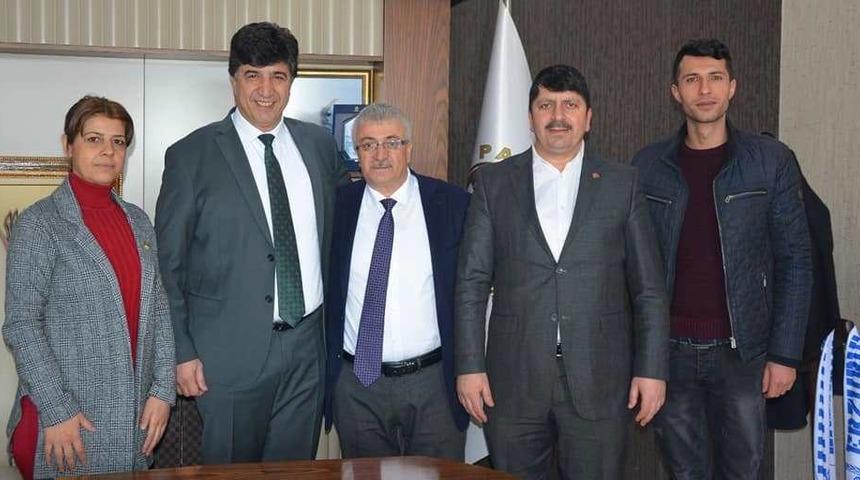 AK Parti Pasinler Belediye Başkan Adayı Dölekli’den Başkan Sertoğlu’na ziyaret