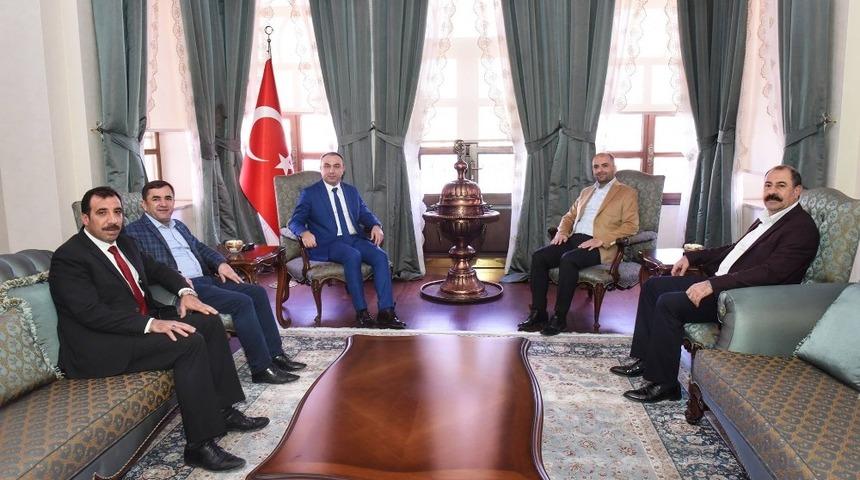 İlçe Belediye Başkanları Vali Soytürk’ü ziyaret etti