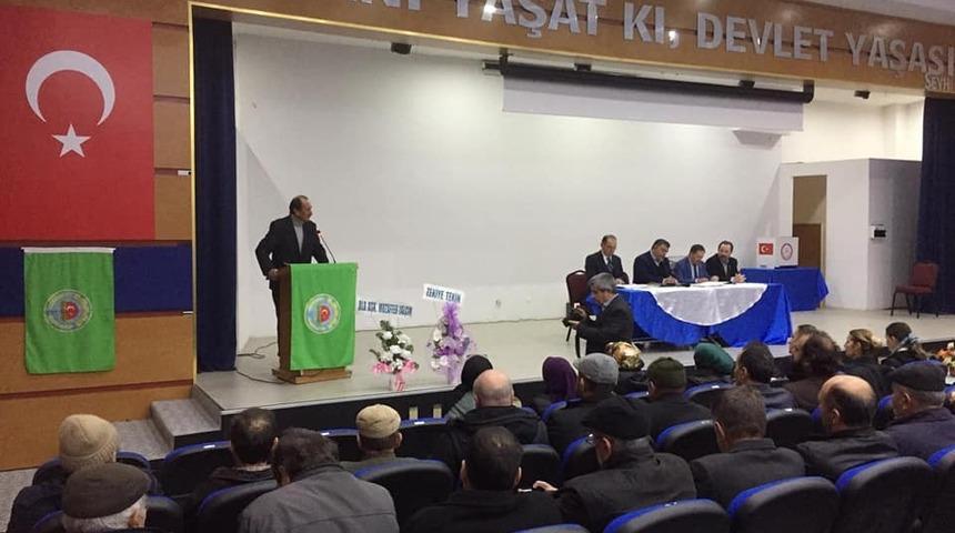 Başkan Yalçın, Ziraat Odası genel kurul toplantısına katıldı