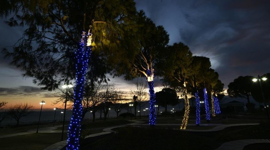 Antalya’nın balkonu mavi ve turuncu