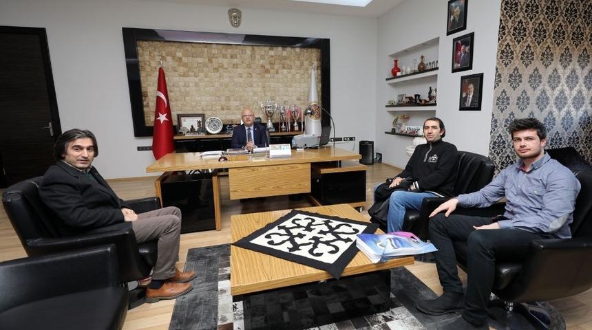 Voleybol İl Temsilciliğinden Başkan Çoban’a ziyaret