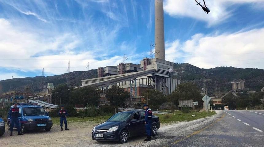 Jandarma havadan-karadan trafik denetledi