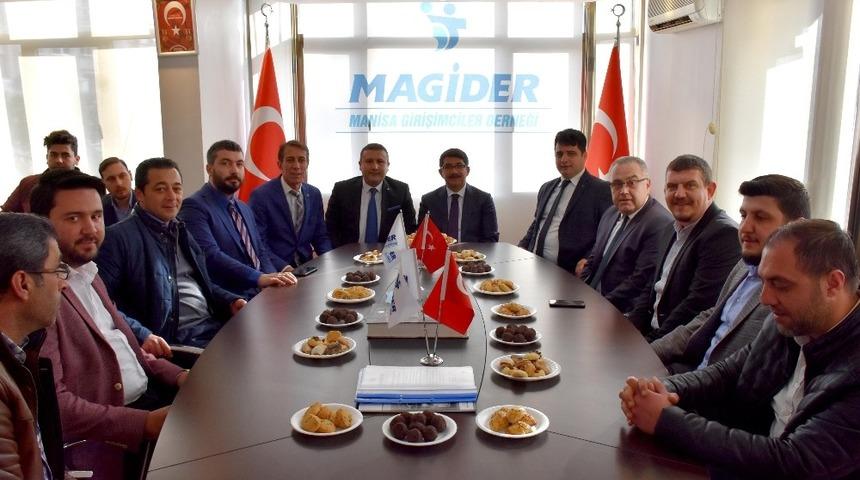 MAGİDER, Başkan &Ccedil;elik&rsquo;i ağırladı