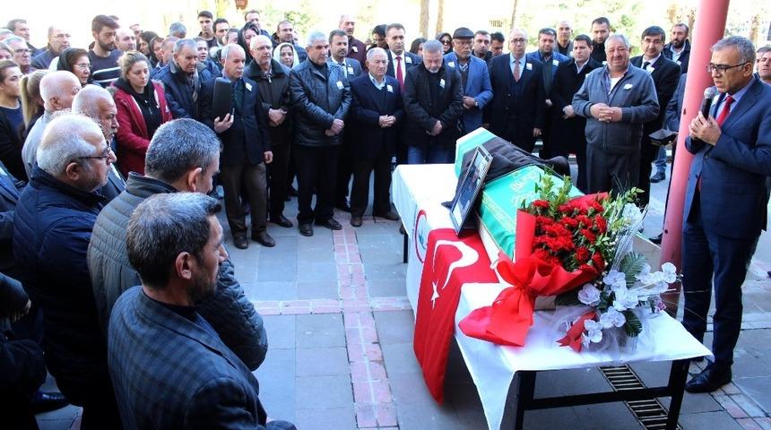 Vefat eden doktora meslektaşlarından son g&ouml;rev