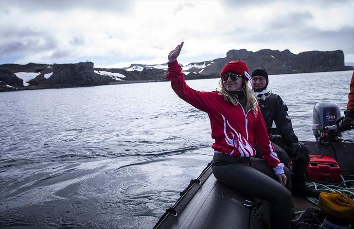 Şahika Ercümen'den Antarktika'da tarihi dalış  G4