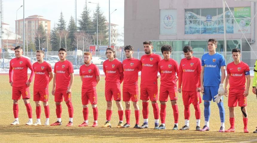 İstikbal Mobilya Kayserispor U-21 takımı kazanmayı unuttu
