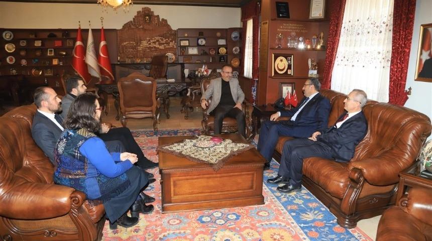 Nevşehir Baro y&ouml;netimi, Başkan Se&ccedil;en&rsquo;i ziyaret etti