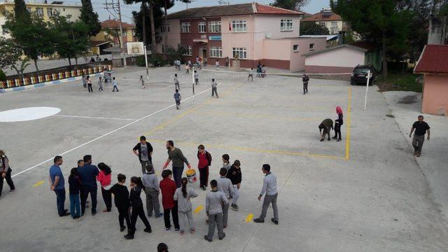 Bafra Belediyesinden okul ve camilere hizmet desteği