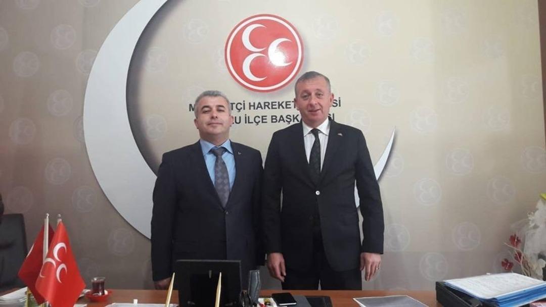 MHP İl Başkanı Y&uuml;ksel Aydın il&ccedil;eleri ziyaret etti