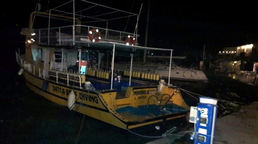 Dat&ccedil;a&rsquo;da fırtına tekneleri beşik gibi salladı