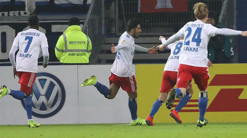 Hamburg Berkay Özcan'ın golüyle çeyrek finale yükseldi