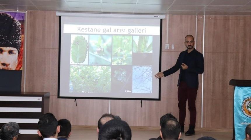 Aydın&rsquo;da &lsquo;Kestane Gal Arısı Zararlısı&rsquo; bilgilendirme toplantısı yapıldı