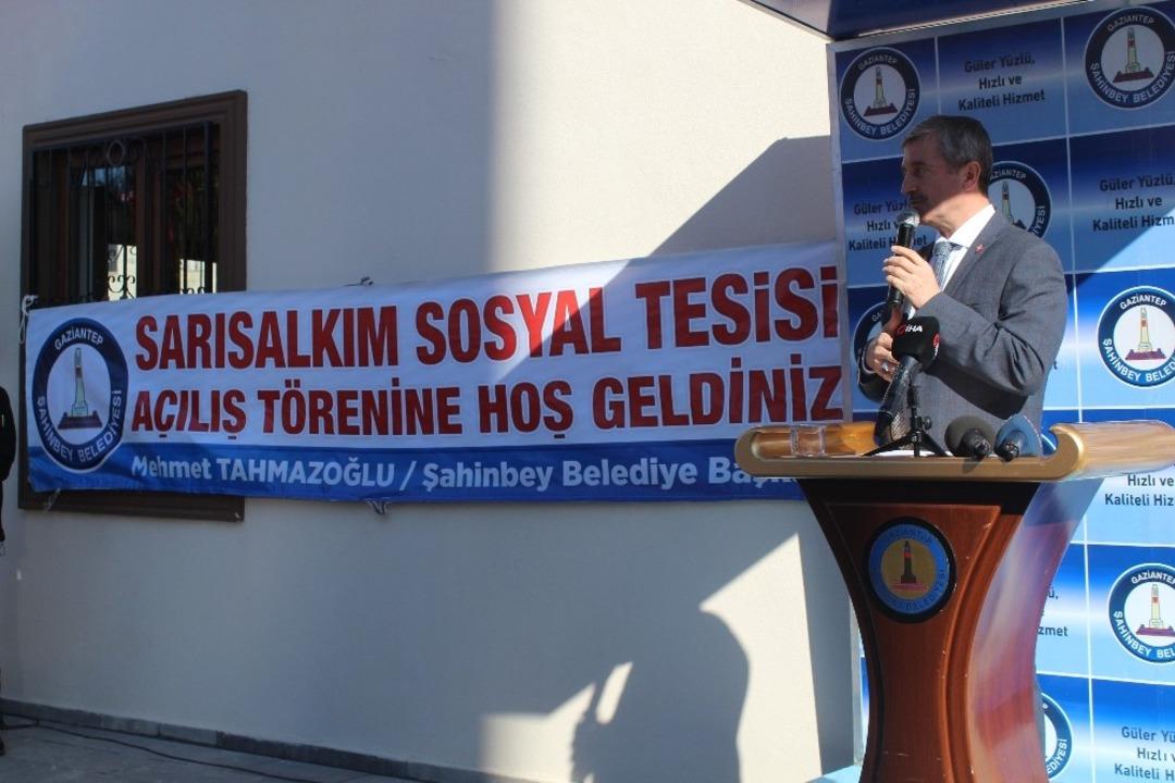 Sarısalkım Sosyal Tesisi&rsquo;nin a&ccedil;ılışı yapıldı